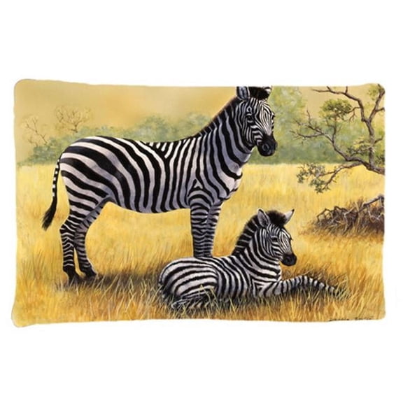 Zebras by Daphne Baxter Fabric Standard Pillowcase