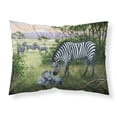 thumbnail image 1 of Zebras in the Field with Baby Fabric Standard Pillowcase, 1 of 2