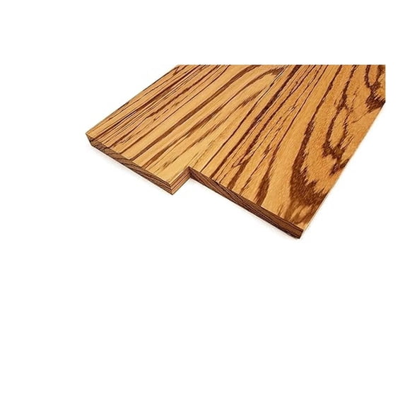Zebrawood Lumber Board - 3/4" x 5" (2 Pieces) (3/4" x 5" x 24")