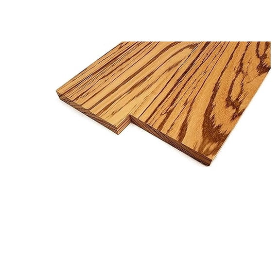 Zebrawood Lumber Board - 3/4" x 5" (2 Pieces) (3/4" x 5" x 24")