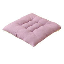 Zeceouar 40X35Cm Cotton Chair Pads Square Outdoor Seating Cushions