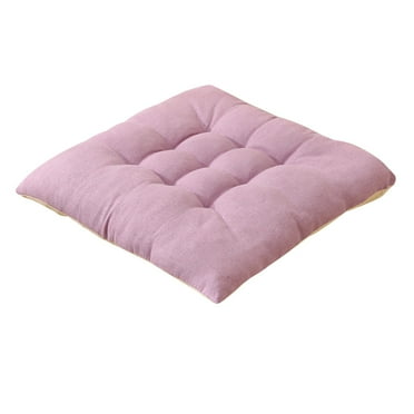 Zeceouar 40X35Cm Cotton Chair Pads Square Outdoor Seating Cushions