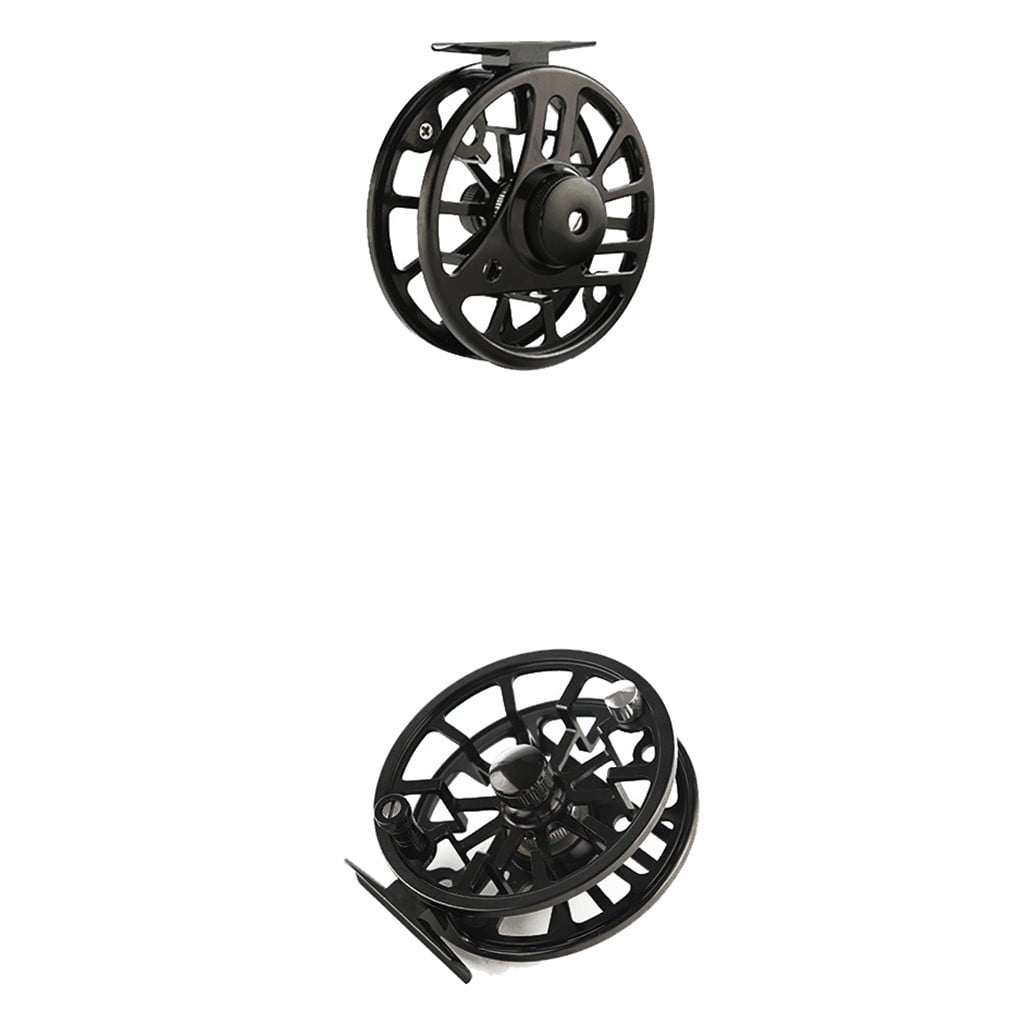 Zeceouar Camping Essentials,Camping Gear Fly Reel 3/4/5/6/7/8WF Large Arbor Blue/Black/Green Aluminum Fly Fishing Reel