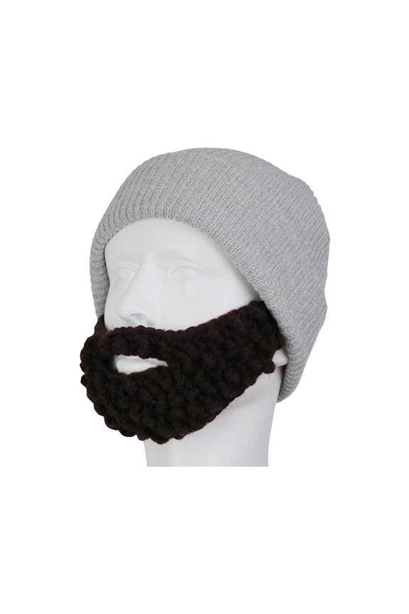 Items for Home Knitted Yarn Hip-hop Funny Big Beard Mask Adult Hat Beard Hat