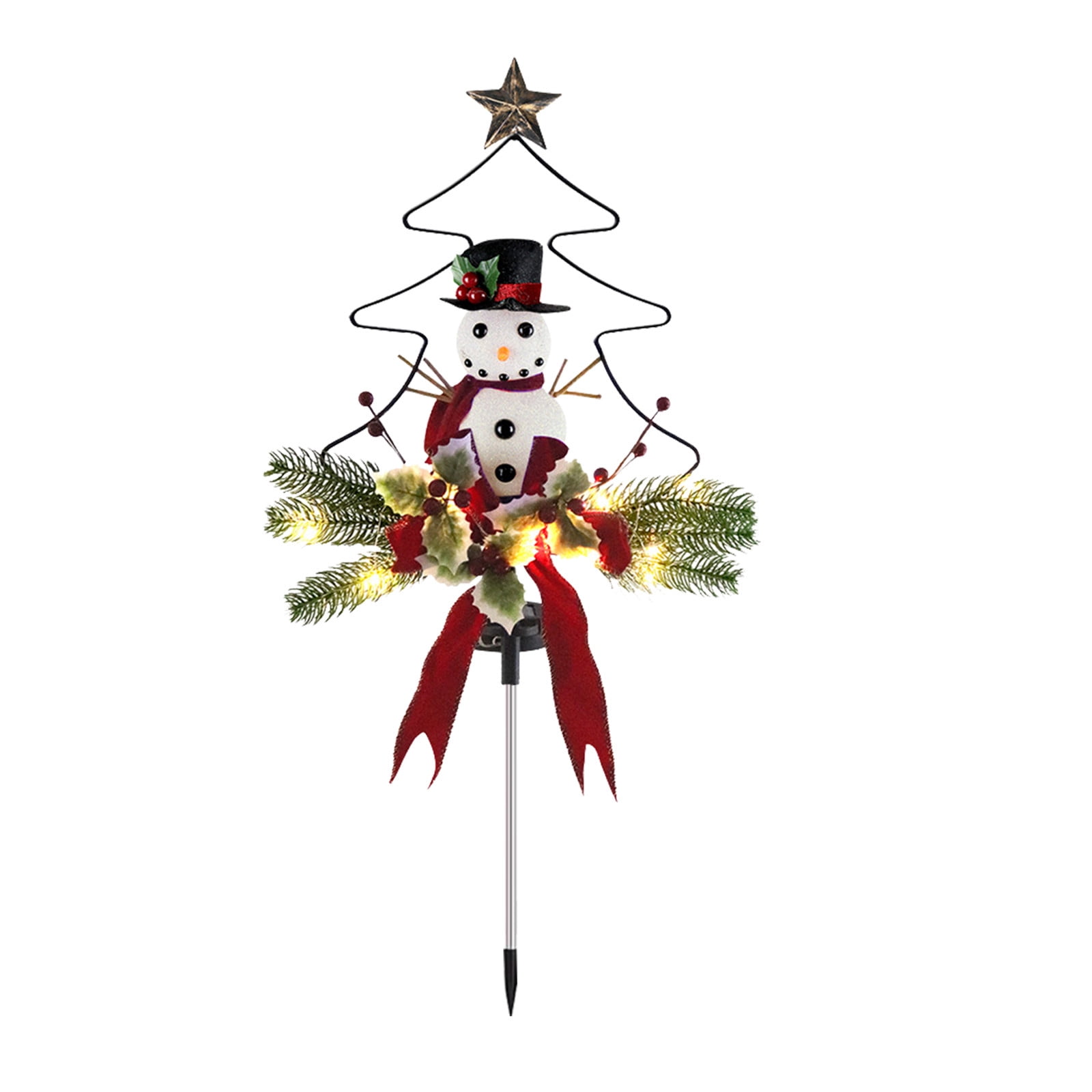 Zeceouar Clearance Items for Home LED Hardware Christmas Tree Snowman