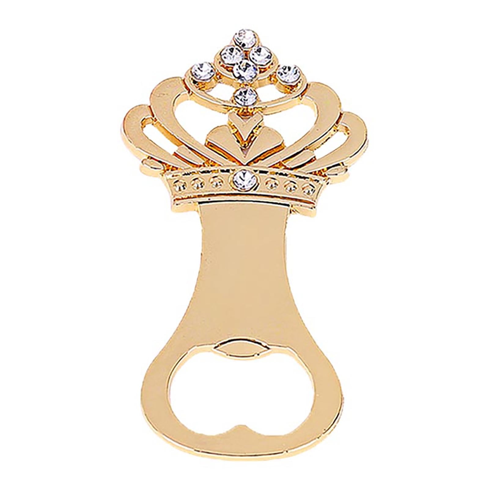 Zeceouar Diamond Crown Bottle Opener Wedding Home Gift Box