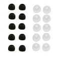 thumbnail image 1 of Zeceouar Medium Size Clear Silicone Replacement Ear Buds Tips, 10 Pack, 20 pc, 1 of 4