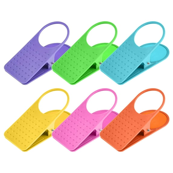 Zeceouar Office&School Supplies Drinking Cup Holder Clip,Desk Bottle Cup Stand DIY Glass Clamp Storage Saucer Clip Water Coffee Mug Holder Saucer Clip Design for Home & Office