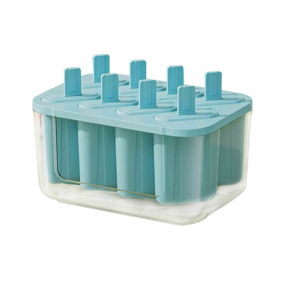 Zeceouar Silica Gel Ice Tray Film With 22-cell Ice Box With Lid Food-grade Ice Maker Home Ice-cream Popsicle