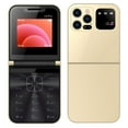 thumbnail image 1 of Zeceouar 2024 New Mini Flip Mobile Phone 2 SIM Card Small Display Foldable Cell Phone Unlocked Flip Phone 2G Flip Cell Phone for Seniors, 1 of 2
