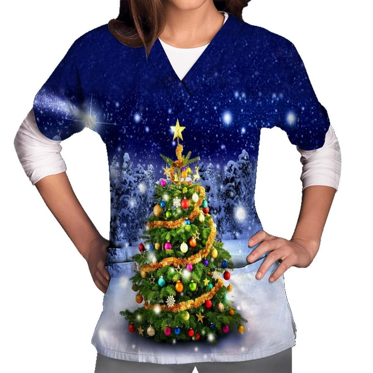 Casual Christmas Tree Sequins O Neck Sweats Casual Christmas Tree Sequins O Neck Sweats