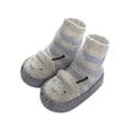 thumbnail image 1 of Zecgelong Autumn And Winter Cute Children Toddler Shoes Boys And Girls Flat Bottom Non Slip Lightweight Comfortable Cartoon Bee Socks Shoes Baby Sneakers Size US:7 Gray, 1 of 5