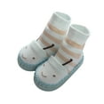 thumbnail image 1 of Zecgelong Autumn And Winter Cute Children Toddler Shoes Boys And Girls Flat Bottom Non Slip Lightweight Comfortable Cartoon Bee Socks Shoes Baby Sneakers Size US:4 Blue, 1 of 3