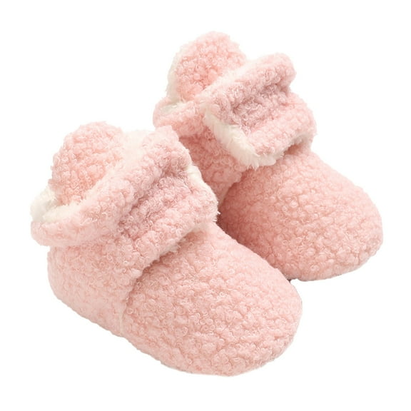 Zecgelong Baby Boy Girl Boots Shoes Winter Snow Bowknot Soft Sole Warm Toddler Prewalker Booties Baby Winter Bootsâ 0-6 Months