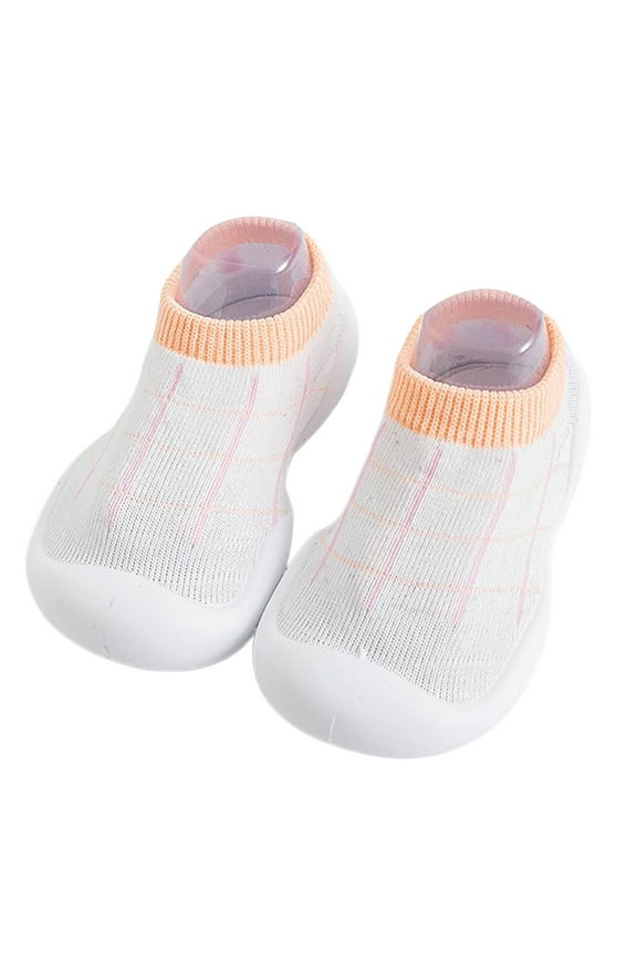 Baby Boy Girl Non Indoor Walking Shoes Breathable Warm Elastic Sock Shoes With Memory Sole Toes Outdoor Sneakers Animal-themed baby shoes for toddlers Size 12-18 Months