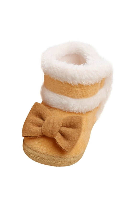 Baby Shoes Comfortable Soft Sole Toddler Shoes Warm Baby Toddler Shoes Cotton Boots Snow Boots‌ 0-6 Months