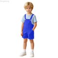 thumbnail image 1 of Zecgelong Boys Overall Shorts Comfortable Soft with Pockets Suspender Shorts for 4-16 Years, 1 of 7