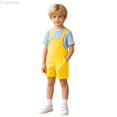 thumbnail image 1 of Zecgelong Boys Overall Shorts Comfortable Soft with Pockets Suspender Shorts for 4-16 Years, 1 of 7
