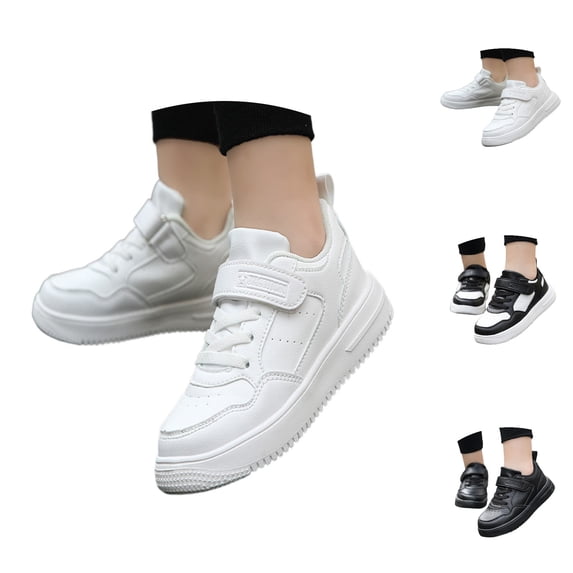 Zecgelong Boys Sneakers Non Breathable Outdoor Sport Shoes for 1.5 Big Kids