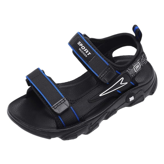 Zecgelong Children Shoes Thick Bottom Sandals Soft Bottom Casual Sports Beach Outdoor Sandals For Children Boys Athletic Sandals Size 12