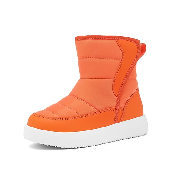 Zecgelong Children's Winter Solid Color Snow Boots For Boys And Girls Non Warm Boots With Wool Thickening Toddler Princess Bootsâ 2.5-3 Years