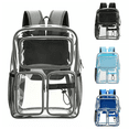 thumbnail image 1 of Zecgelong Clear Backpack Large Capacity Waterproof Double Shoulder Daypack for Travel Blue, 1 of 5