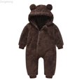 thumbnail image 1 of Zecgelong Coat Jumpsuit Baby Bear Girls Infant Boys Warm Snowsuit Hooded Thick Girls Coat&jacket, 1 of 6