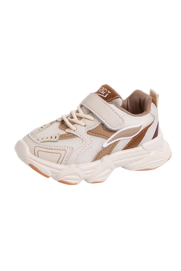 Fashionable Mesh Breathable And Comfortable Children'S Dad Shoes For Boys And Girls Spring Summer Autumn Kindergarten Sports Shoes Toddler boys running shoes Size 8.5-Toddler