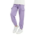 thumbnail image 1 of Zecgelong Girl's Cotton Sweatpants Sports Pants for Children Size 9-10 Years, 1 of 3