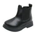 thumbnail image 1 of Zecgelong Girls Ankle Boots Kids Comfortable on Sole Booties for Toddler Little Kid Big Kids 4.5-5 Years, 1 of 5