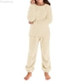 thumbnail image 1 of Zecgelong Girls Autumn Winter Knitwear Cozy Loose Fit Long Sleeve Pullover Sweater And Pants Outfits For Toddlers And Kids Toddler Girls Sets Age 11-12 years, 1 of 4