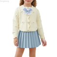thumbnail image 1 of Zecgelong Girls' Cardigan Bow Cute Skirt Sweater (3Y 8Y) Girls Long Sleeve Set for Girls 4-5 Years, 1 of 3