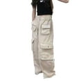 thumbnail image 1 of Zecgelong Girls Cargo Pants For Everyday Wear Casual Joggers With Waistband And Pockets Comfortable Dance Pants For Kids Girls School Uniform Pants Size 10-11 Years, 1 of 3