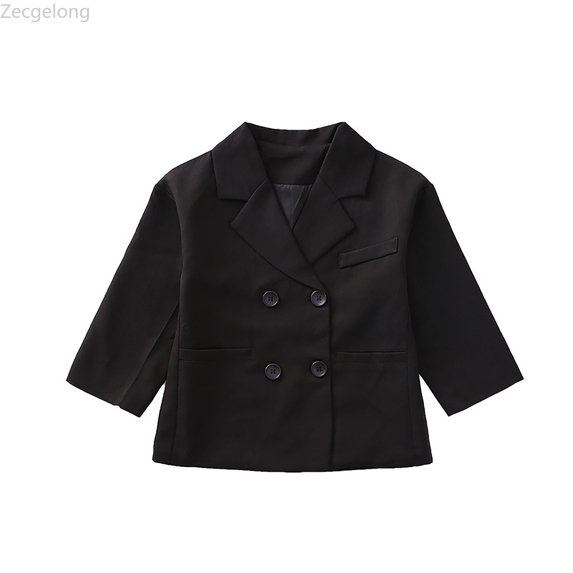 Zecgelong Girls' Casual With Style For Spring And Autumn Children's Small Suit Jacket