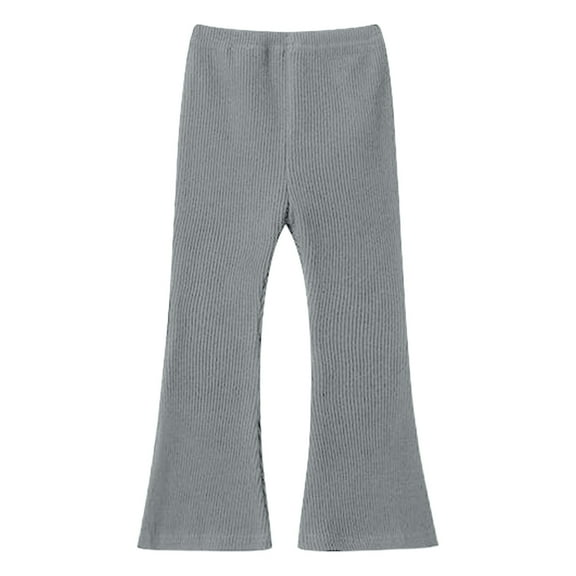 Zecgelong Girls Leggings Kids Flare Leggings Casual Bell Bottom Pants for Teens Size 80/1