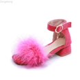 thumbnail image 1 of Zecgelong Girls Low Heel Dressy Flip Flop Sandals Little Kid Big Kid 4-13 Years Party Breathable Footwear, 1 of 5