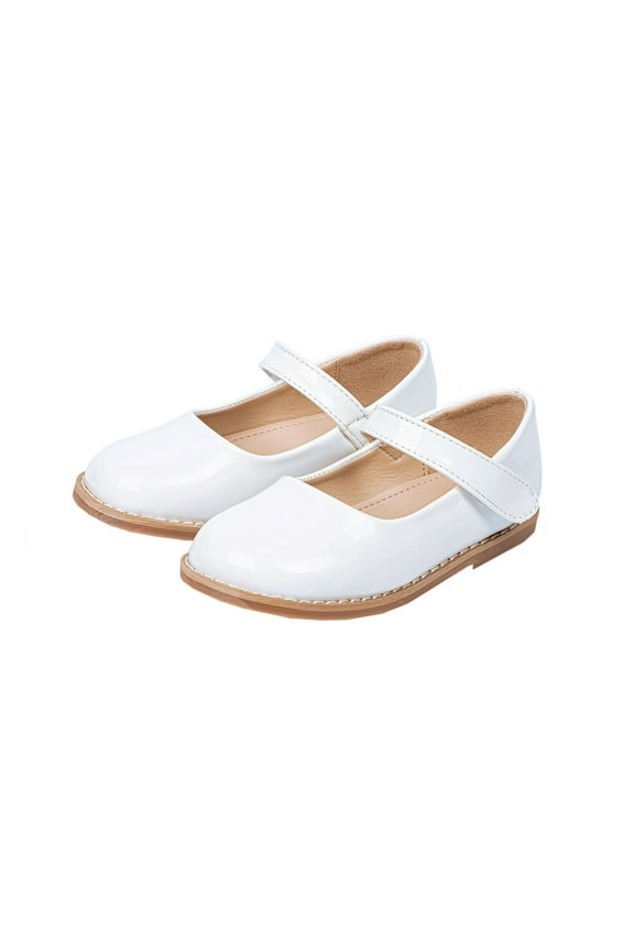 Girls Mary Jane Dress Shoes Little Girls Loafers School Shoes For Girls Non Slip Sole Casual Shoe Kids running shoes girls Size 3.5-4 Years