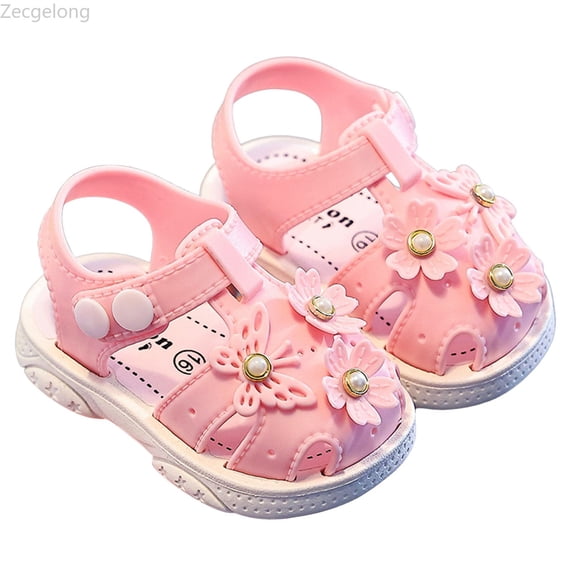 Zecgelong Girls Sandals For Toddlers And Kids Comfortable Breathable Roman Style Casual Summer Footwear Lightweight Soft Sole For Daily Wear Sandals For Girls Size 6.5 Pink