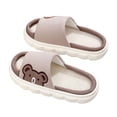 thumbnail image 1 of Zecgelong Girls Slide Slippers For Home Indoor Outdoor Soft Breathable Linen Shoes With Sole Comfortable Casual Daily Wear Non- Slippers for Girls Size 4-5 Years, 1 of 5