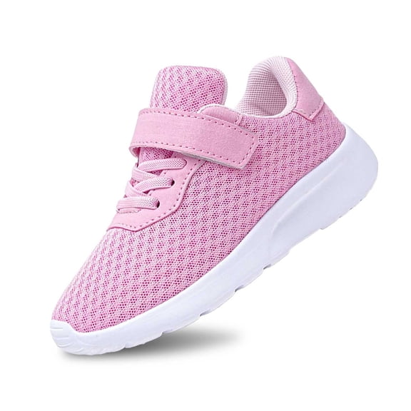 Zecgelong Girls Sneakers on Lightweight Breathable Kids Running Walking Shoes for Toddler/Little Kid/Big Kid Size US:11.5 Pink