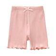 thumbnail image 1 of Zecgelong Girls Summer Casual Shorts Thin Elastic Waist Toddler Outfit Comfortable Breathable Soft Girls School Uniform Pants Size 3-4 Years, 1 of 5