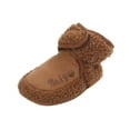 thumbnail image 1 of Zecgelong Infant Baby Boys Girls Soft Plush Snow Boots Warm Cotton First Walkers Shoes Soft Sole Baby Boots‌ 6-12 Months, 1 of 4