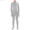 thumbnail image 1 of Zecgelong Kids Invisibility Romper Jumpsuit Party Dress Up Role Play Set Gray Size S-XXL, 1 of 4