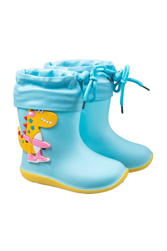 Kids Rain Boots Lightweight Short Ankle Boots For Boys Girls Toddler Outdoor Play Daily Wear Kids' Work Boot 2-3 Years