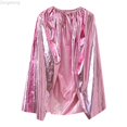 thumbnail image 1 of Zecgelong Kids Shiny Cape Cloak Party Dress Up Role Play Outfit for Children Pink Size 2-10Y, 1 of 5