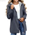 thumbnail image 1 of Zecgelong Lightweight Hooded Jacket With Pockets And Striped For Outdoor Activities, 1 of 6