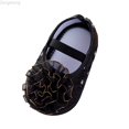 thumbnail image 1 of Zecgelong Little Child Shoes Soft Sole Toddler Shoes Cute Flowers Princess Shoes Sneakers Size US:4 Black, 1 of 4