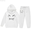 thumbnail image 1 of Zecgelong Little Girls Clothes 2 Piece Outfit Kids Long Sleeve T Shirt Pant Set Cute Fall Winter Outfits for Girl Age 12-13 Years, 1 of 5