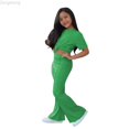 thumbnail image 1 of Zecgelong Baby Kids Girls Boys Autumn Solid Cotton Short Sleeve T Shirt Long Pants Set Outfits Clothes Girls Outfits Sets Age 6-7 Years, 1 of 5