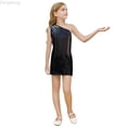 thumbnail image 1 of Zecgelong Square Sequin Sleeveless Dress Girls Party Outfit Black 3-4 Years, 1 of 5